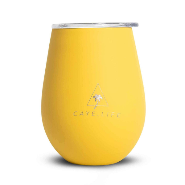 Caye Life Reusable Cup Mustard